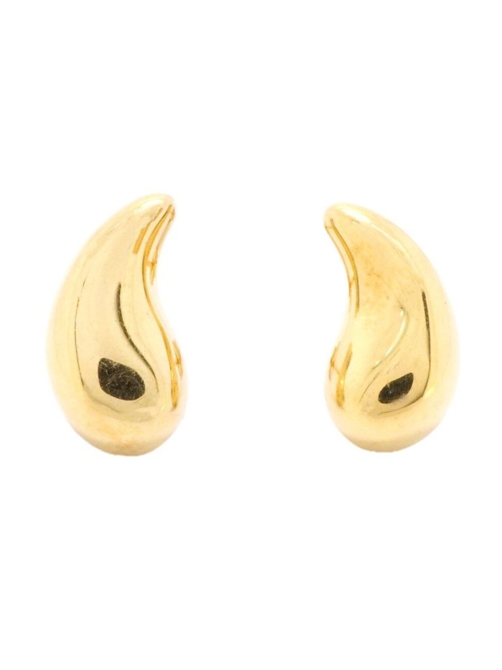 Tiffany & Co Earrings Teardrop 18k Yellow Gold